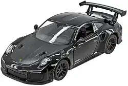 Miniatura Porsche 911 Carrinho Ferro Coleção Fricção Abre as portas (911 preto)