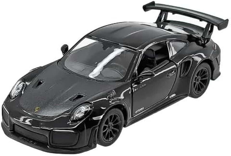 Miniatura Porsche 911 Carrinho Ferro Coleção Fricção Abre as portas (911 preto)