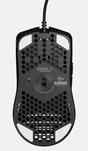 Gaming Model O- (Piccolo) Mouse da gaming compact wired - Superleggero 58 g, a nido d'ape, RGB, sensore Pixart 3360, ambidestro, Omron Switches - Nero lucido - Mouse gaming - Immagine 5