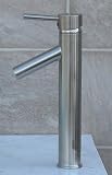 Bathroom Glass Vessel Vanity Sink Brushed Nickel Faucet L01