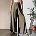 Women's High Waisted Palazzo Pants, Lightweight Flowy Wide Leg Trousers,Perfect for Summer,Beach & Vacation Outfits Army Green