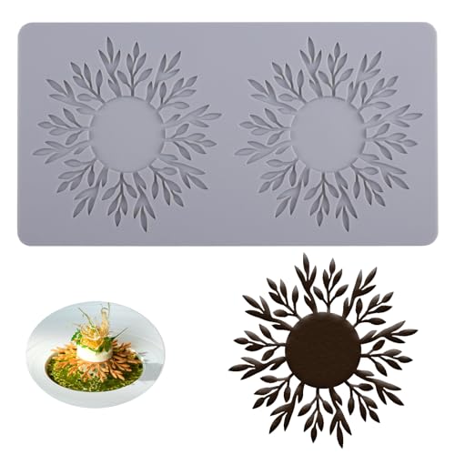 YapitHome Moules à Dentelle en Silicone,Moule de Décoration de Gâteau,Tapis de Dentelle en...