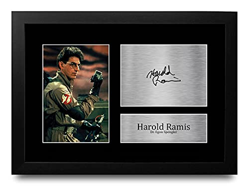 Photo Harold Ramis Ghostbusters signée sous cadre A4 pour les passionnés
