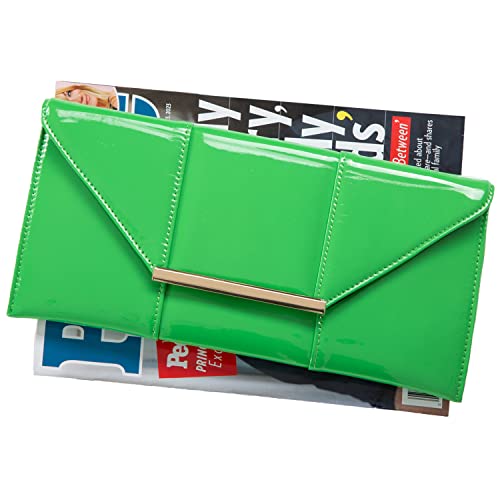 Image of JNB Faux Patent Leather Envelope Candy Clutch