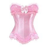 ICEGIA Women Emboridery Corset Top Sexy Lingerie Sets Medium