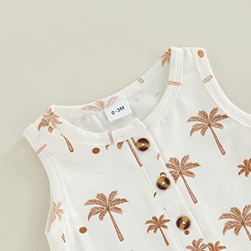 Image of CIYCUIT Newborn Baby Boy Girl Romper Clothes Infant Solid Ribbed Onesie Bodysuit Jumpsuit Outfits