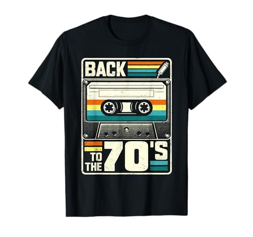 70er Jahre Outfit | Back to the 70s Retro Party Karneval T-Shirt