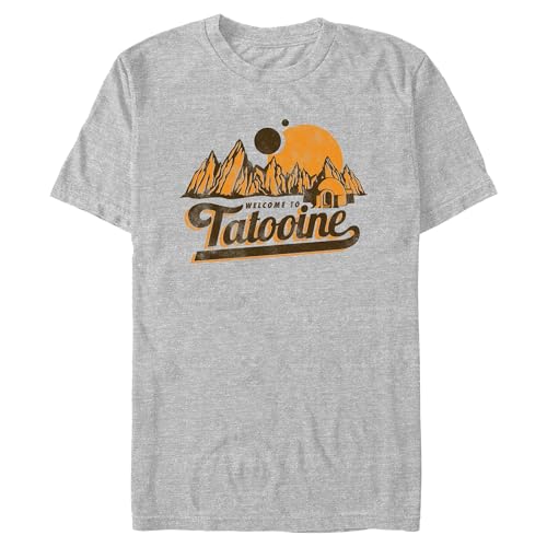 T-shirt Star Wars adulte Tatooine Athletic chiné vêtement taille L