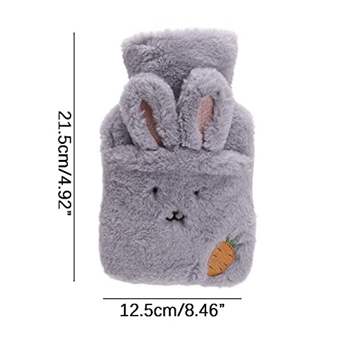 Warm waterzak hand warmer draagbare schattige zachte pluche warm water fles duurzaam hand warmer winter warm… - Image 3