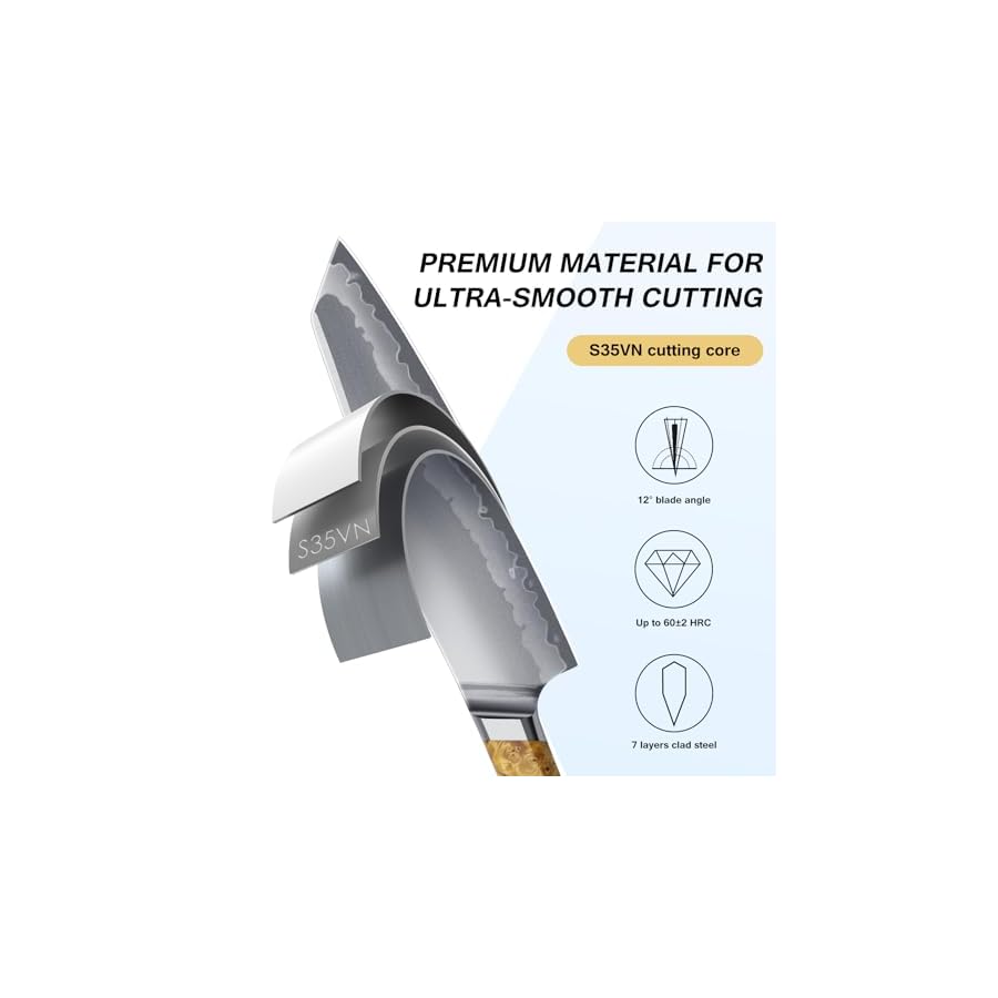 Chef-Knife-8-inch-Kitchen-Knife-in-S35VN-Powder-Steel-Core-Japanese-Chef-Knife-7-Layers-Clad-Steel-Cooking-Knife-Super-Sharp-Knife-for-Kitchen-with-Celestial-Resin-Wood-Handle-Gift-Box FINTISO Chef Knife 8 inch Kitchen Knife in S35VN Powder Steel Core Japanese Chef Knife, 7-Layers Clad Steel Cooking Knife Super Sharp Knife for Kitchen with Celestial Resin & Wood Handle Gift Box