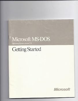 Paperback Microsoft MS-DOS Getting Started Book
