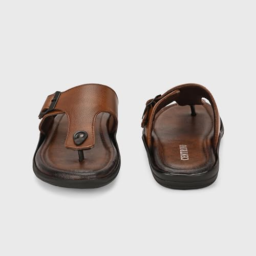 Image of Centrino Sandal for Men | Grip Insole for Stability | Modern Look with Straps | Comfortable Footwear (9775)