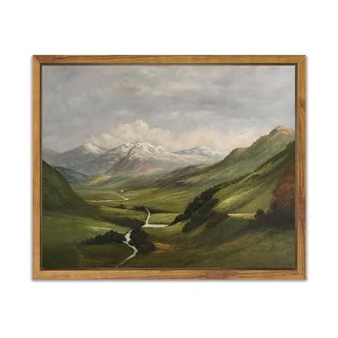 SHENIFY Vintage Landscape Framed Wall Art Cover