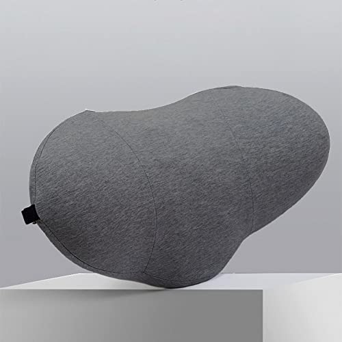 IBLUELOVER Lumbar Support Pillow Sleeping Waist Pillow Memory Foam Lumbar Roll Pillow Wedge Cushion for Lower Back Pain Spine Sciatic Pain Relief for Bed Sofa Car Seat Travel - Image 2