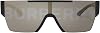 Lentes de sol BURBERRY BE 4291 3001/G Negro Plástico Rectangular con espejo dorado 3