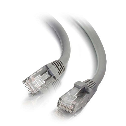 C2G/Cables to Go 27136 Cat6 Snagless Unshielded (UTP) Network Patch Cable, Gray (50 Feet/15.24 Meters), Grey, 50 Feet/ 15.24 Meters