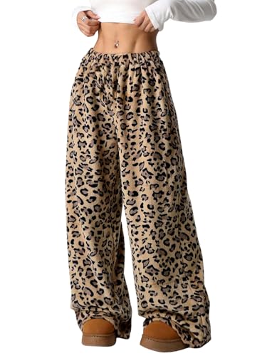 Pantalon de jogging léopard chaud pour ne plus souffrir du froid