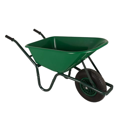 Ondis24 Schubkarre 100 Liter 250Kg Belastbarkeit, Gartenschubkarre,...