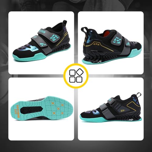 Image of Weightlifting Shoes, Powerlifting Shoes Gym Shoes for Crossfit Lifting Footwear, Weight Lifting Shoes for Heavy Lifting Deadlifting Weight Training, Squat Shoe for Men Women
