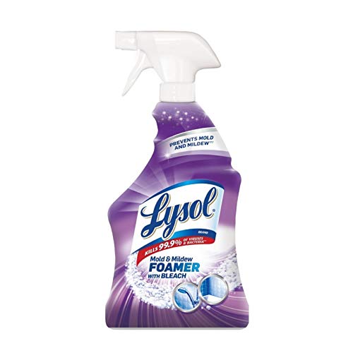 Lysol Mold & Mildew Foamer w. Bleach, Bathroom Cleaner Spray 28...