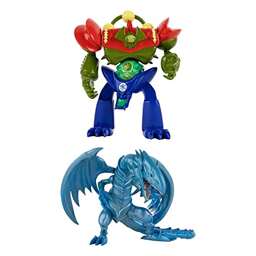 Le figure Yu-Gi-Oh 3,75 pollici sono altamente dettagliate e articolate. In ogni confezione è inclusa anche una carta rara ed esclusiva. Ogni carta è unica per il personaggio. Il set include un drago nero con occhi rossi da 9,5 cm e una signora arpia