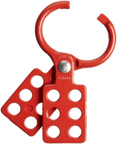 Brady Polyester-Coated Aluminum Lockout Hasp, 1-1/2