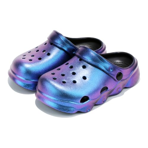 Image of Girls' Clogs for Toddlers & Kids Lightweight Garden Shoes Breathable Slip-on Slides Sandals Slippers Children's Beach Water Shoes