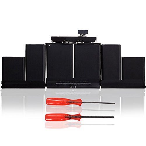 JQSPOWER 10,95V, 95WH A1417 Batterie pour Apple MacBook Pro Retina 15 " A1398 [Moyen 2012-début 2013] MC975 MC976 ME665 ME664 lithium-polymère