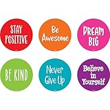 Teacher Created Resources Spot On Floor Markers: Positive Sayings - 4'' (TCR77509)