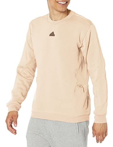 エスト adidas Men's City Escape Sweatshirt, Sand Strata, XX-Large