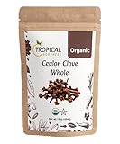 Tropical Goodness Cloves Whole Organic 16 oz (1 lb) | USDA Organic & Kosher Certified | Premium Non-GMO Ceylon Cloves | Fresh Pure Flavor for Cooking, Tea & Baking | Fresh Hand Picked from Sri Lanka