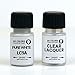 SD COLORS Pintura de retoque LC9A, color blanco puro, 8 ml, para reparación de rasguños, código de color LC9A, color blanco puro (pintura+laca)