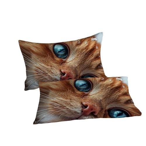 Housse de couette double lavable sans décoloration imprimé animaux 3D microfibre