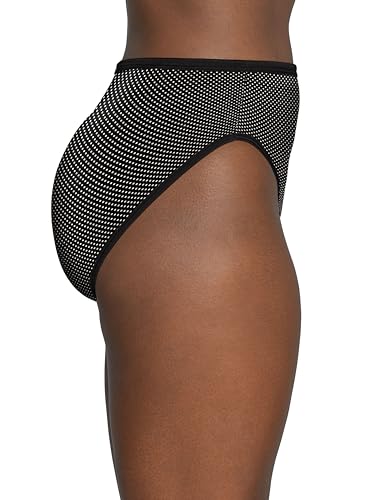 Image of Vanity Fair Women's Illumination Hi Cut Panties, Silky Stretch & Satin Trim