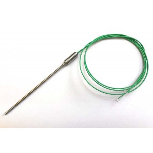 Type K mineral insulated thermocouple 3mm diameter x 100mm long