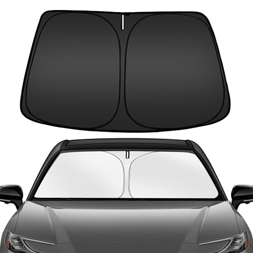 Image of ARISMOTOR Windshield Sun Shade for Toyota Camry(XSE XLE SE LE) 2025 2026 | Custom Fit, Foldable, Front Window Sunshade Sun Visor Protector, Block UV Rays, Keep Car Cooler