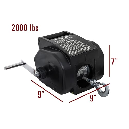 Extreme Max 6000 lbs Electric Winch