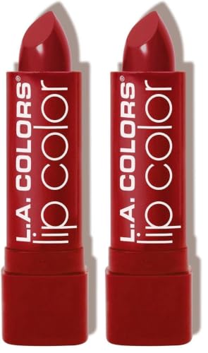 Image of L.A. COLORS Moisture Rich Lip Color, Berry Red CML530 (Pack of 2)