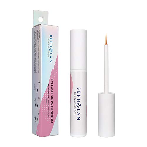 BEPHOLAN Natural Eyelash Growth Serum and Brow Enhancer to Grow Thicker, Longer Lashes for Long, Luscious Lashes and Eyebrows|10ML