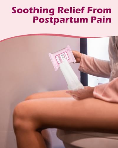 Postpartum Recovery Essentials Kit - Birth Comb,Peri Bottle,Disposable Postpartum Underwear,Perineal Healing Foam,Instant Ice Pads,Cooling Pad Liners,Socks,Wash Bag,Postpartum Kit Gift Set
