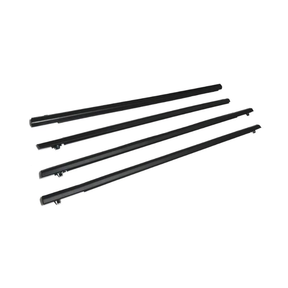 Mltlkppvng One Color Car Seal Strip 4Pcs Car Outer Window Rubber Weatherstrip Waterproof Pressure Strip Sealing Belt Moulding Trim For Honda For Fit For Jazz Gen2 2009-2014