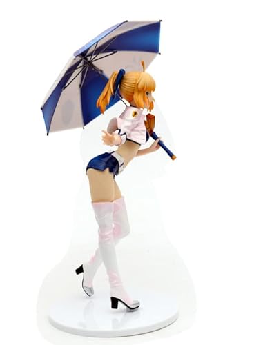 Tcxdoq Animated Racing Girl Saber Figure - Animated Destiny/Stay Of The Night Hand Office, Saber Movable Series Pvc Hand Office Decoration #TOP4