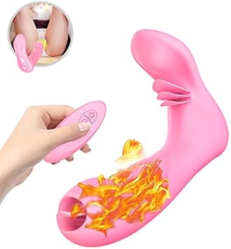 Mujer Lengua Punto G Calefacción Usable Vibradores con 7 ...