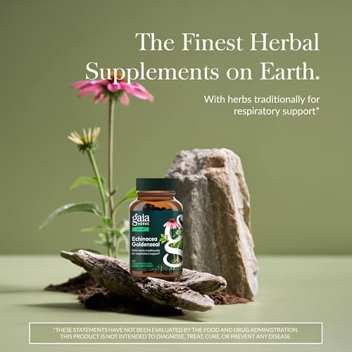 Gaia Herbs, Echinacea Goldenseal, 60 Vegan Liquid Phyto-Caps