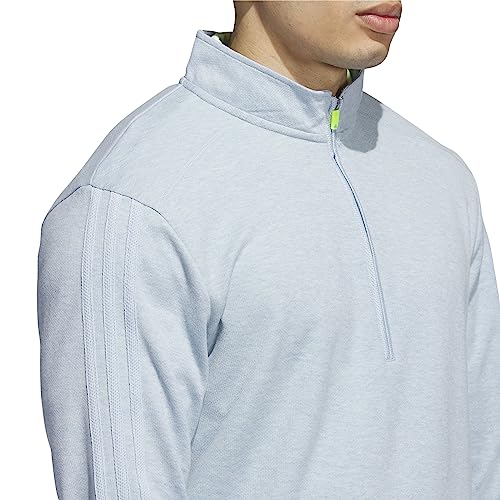 adidas Men's 3-Stripes Quarter Zip Golf Pullover4