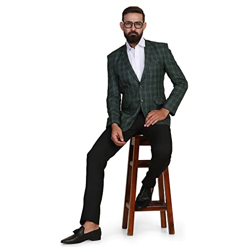 Image of TAHVO Grey Notched Lapel Blazer with Hanky