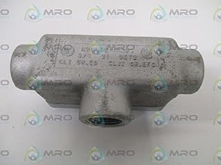 1- Crouse-Hinds OET2 Feraloy Iron Alloy Type T Conduit Outlet Body With Cover 3/4 Inch Condulet