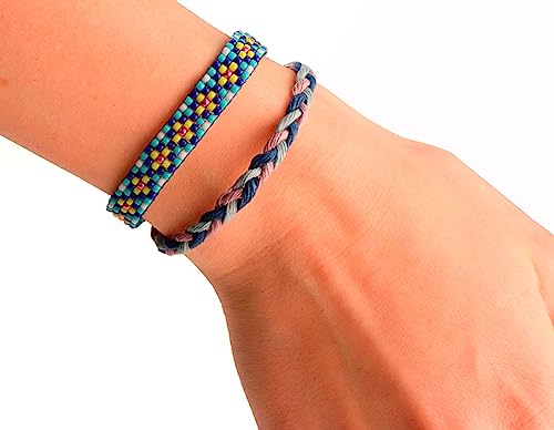 Japanese Rockabilly Beads Shiny Turquoise Blue 2.2mm.11/0 100g, 2,2 mm - Image 3