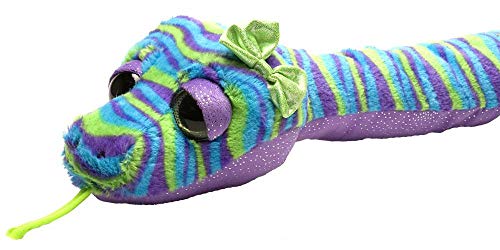 Wild Republic Serpent en Peluche Sweet and Sassy Rayé, Peluche, 137 cm