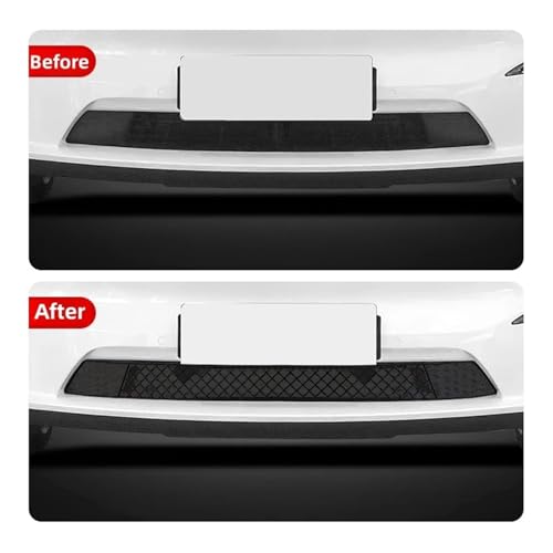 Grille d'aération de voiture avant inserts maille Tesla Model X